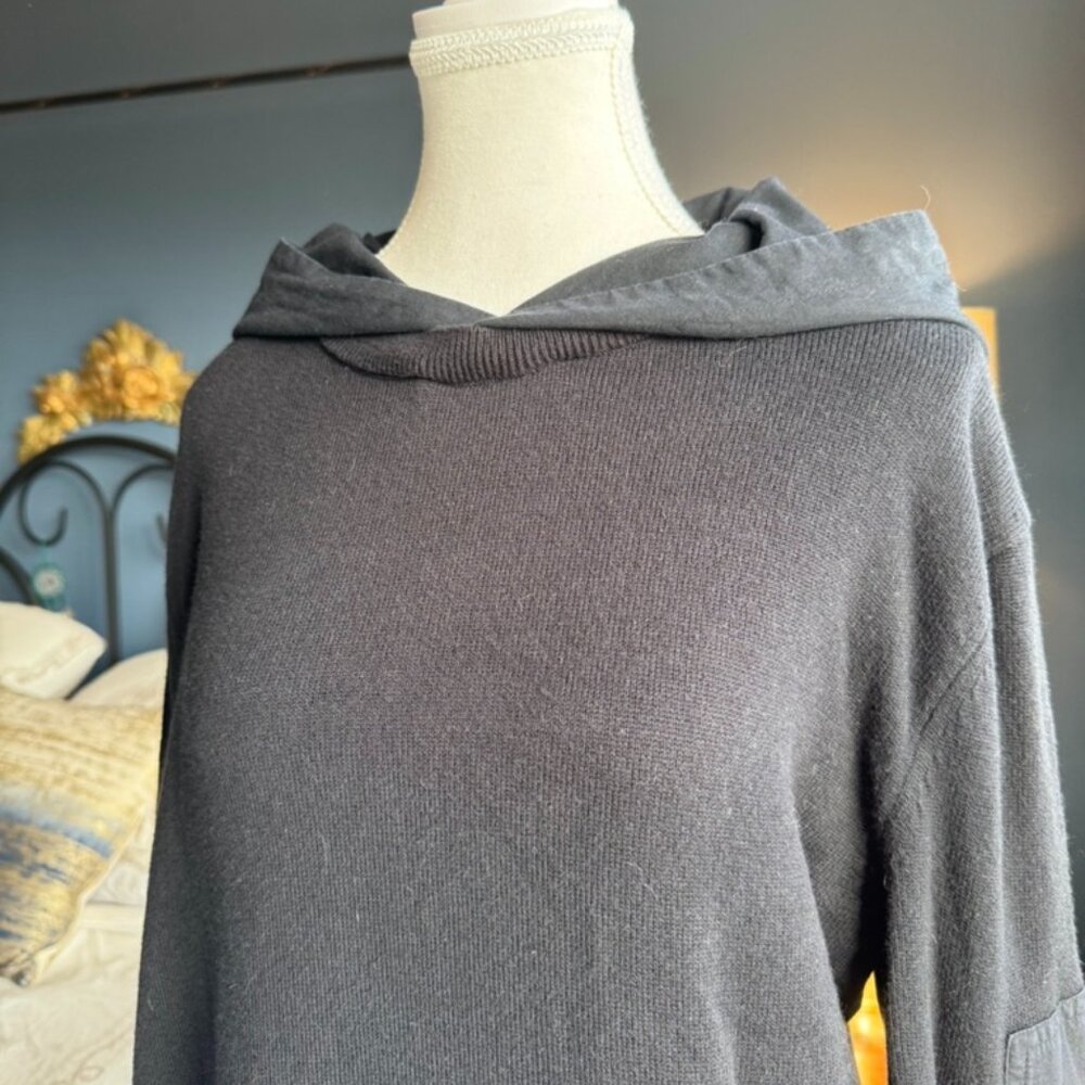 Helmut Lang Black Hooded Sweater - Picture 3 of 13